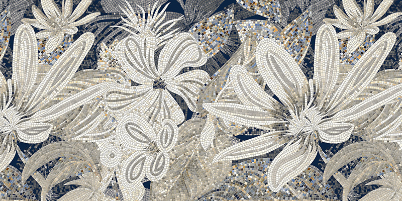 Flora Mosaic 芙蘿菈 - 大尺寸薄板 120 X 240 X 0.6 CM